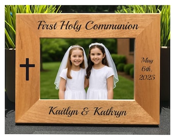First Holy Communion Personalized Engraved Photo Frame