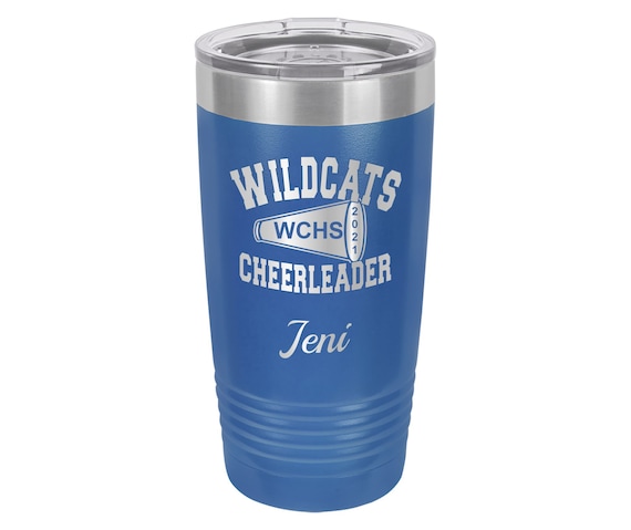Cheerleader Tumbler // Personalized Engraved // Custom // Mug
