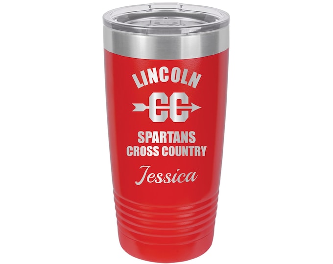 Cross Country Runner Tumbler // Personalized Engraved // Custom // Mug