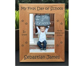 School Photo Frame 1st Photo First Day at Preschool 1st Day at School Gift School Keepsake Kindergarten Playgroup Nursery Frame Gift