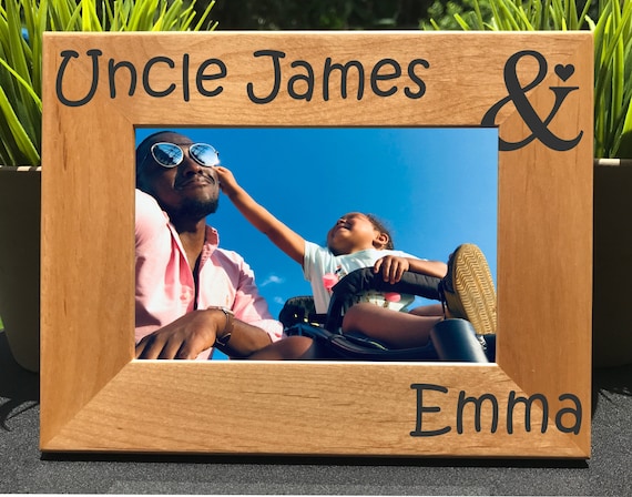 Uncle and Child ~ Personalized Engraved Photo Frame ~ Tio