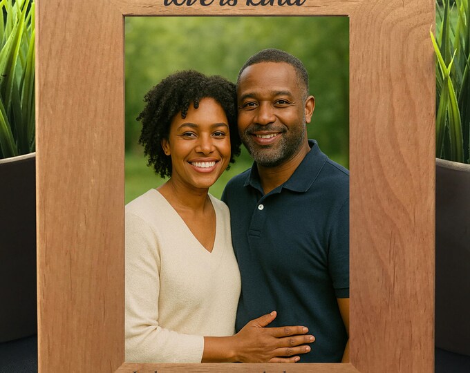 Custom Engraved Bible Verse Picture Frame | Personalized Photo Frame Gift