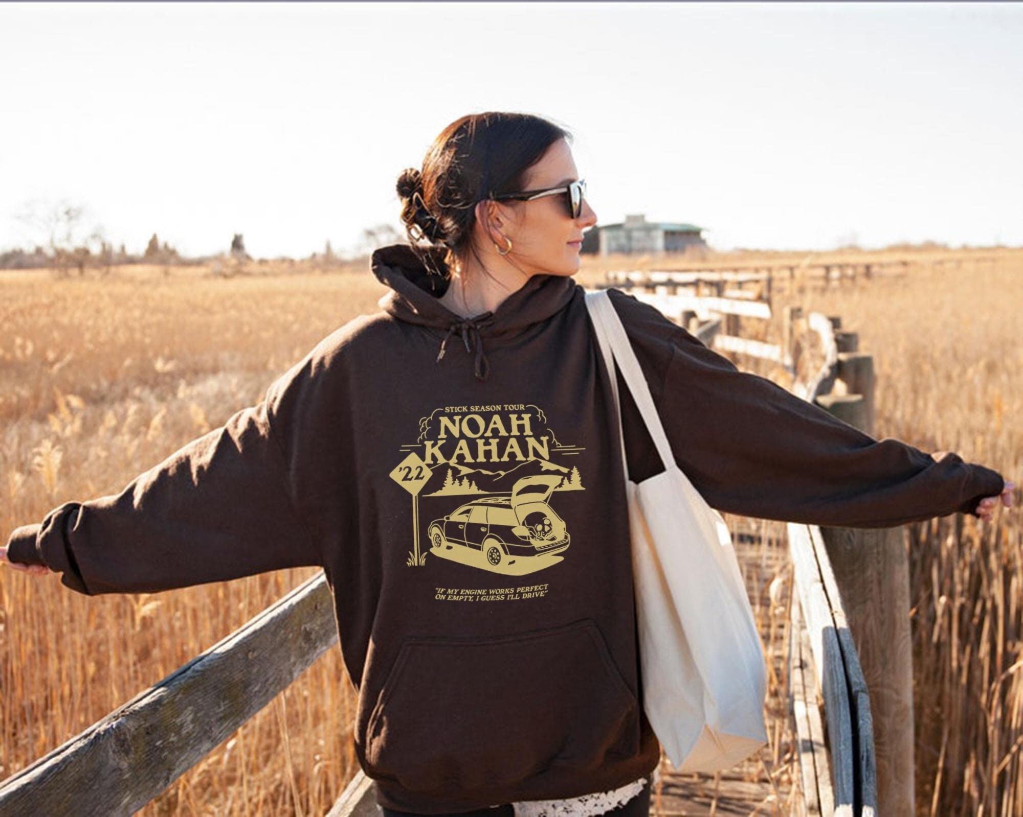 Sticky Season Noah Kahan Merch Hoodie , Empty Tank Tour Hoodie Designed u0026  Sold By Baraka