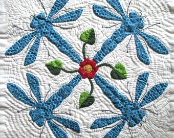 Dragonfly Quilt Block Pattern for Nature's Bounty Quilt