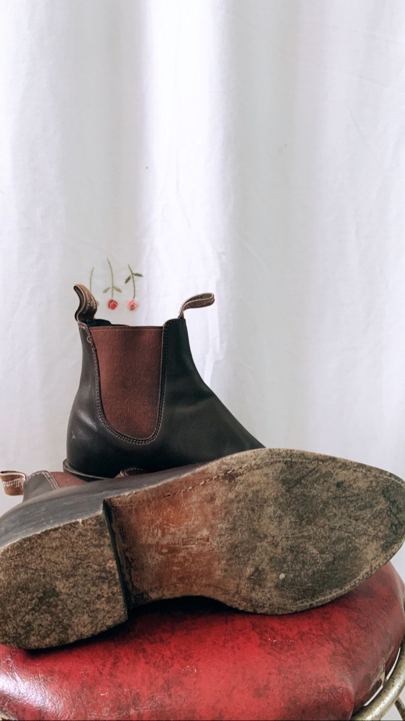 RM Williams Brown Square Toe Boots