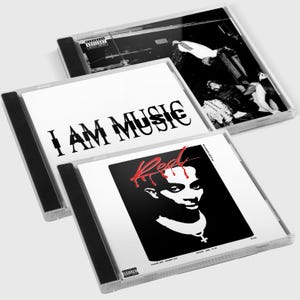 Playboi Carti - I Am Music, Die Lit y Whole Lotta Red, CD de audio + paquete de pegatinas extra