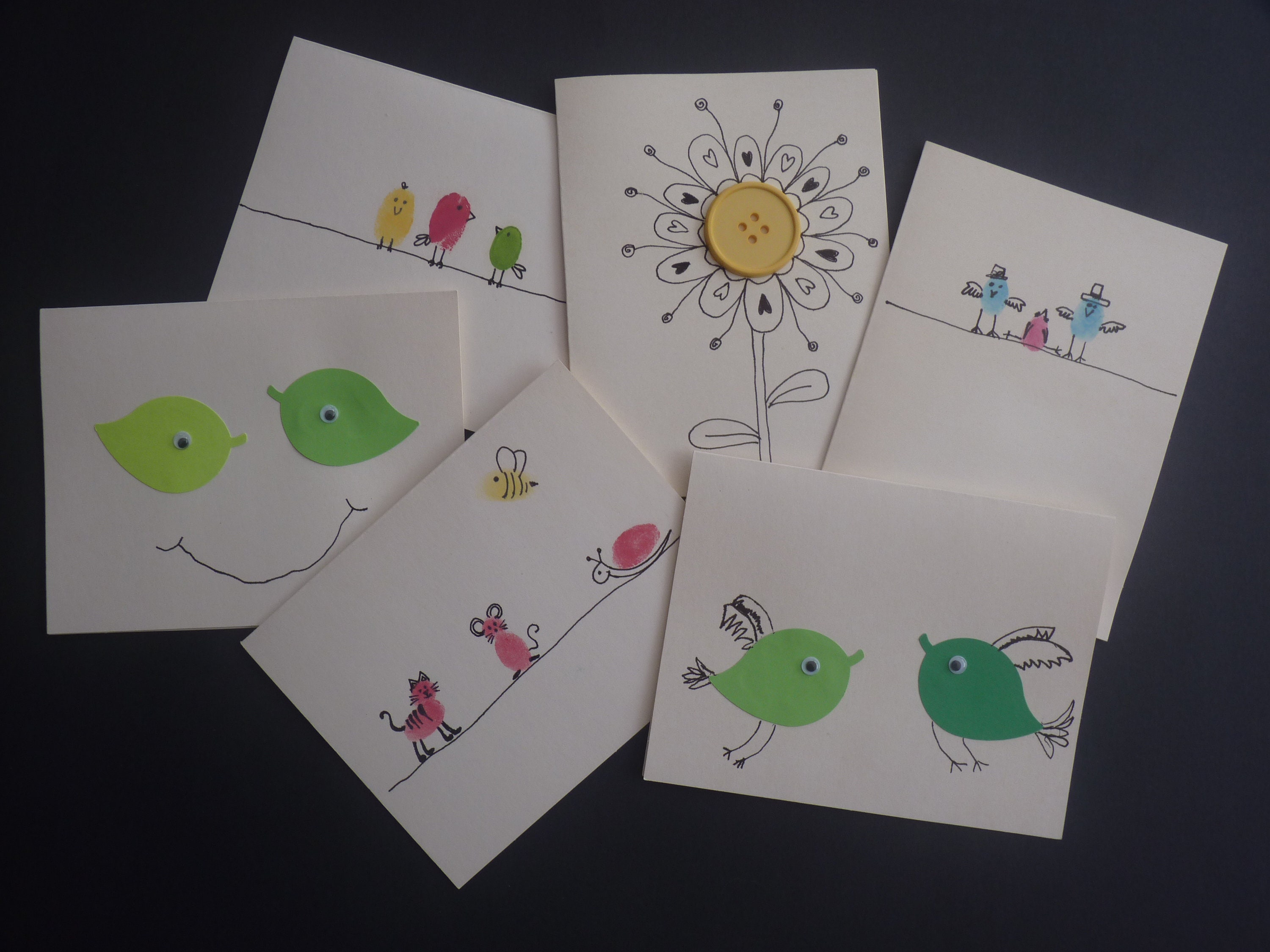 Greeting Card Kit 8 Cards, Kids Crafts, Kids Craft Kit,diy