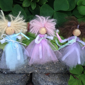 Fairy Kit (3 fairies),Fairy Dolls,DIY Fairy,Kids Craft Kit,Kids Crafts,Doll Making,DIY Doll,Waldorf inspired,Fairies, Dolls