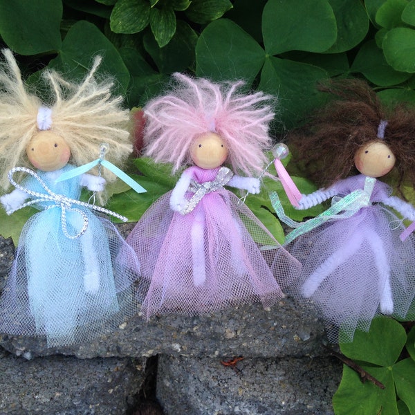 Fairy Kit (3 fairies),Fairy Dolls,DIY Fairy,Kids Craft Kit,Kids Crafts,Doll Making,DIY Doll,Waldorf inspired,Fairies, Dolls