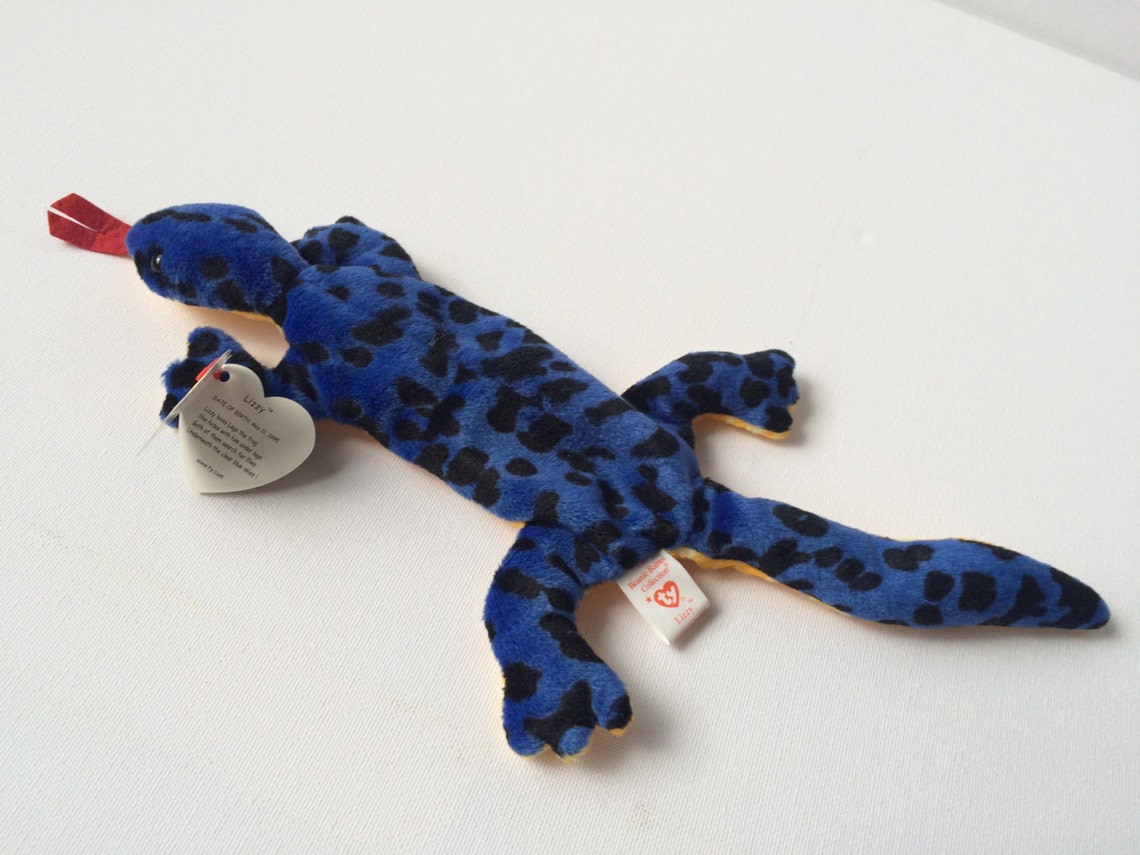Lizzy the Lizard Ty Beanie Baby Collection Etsy