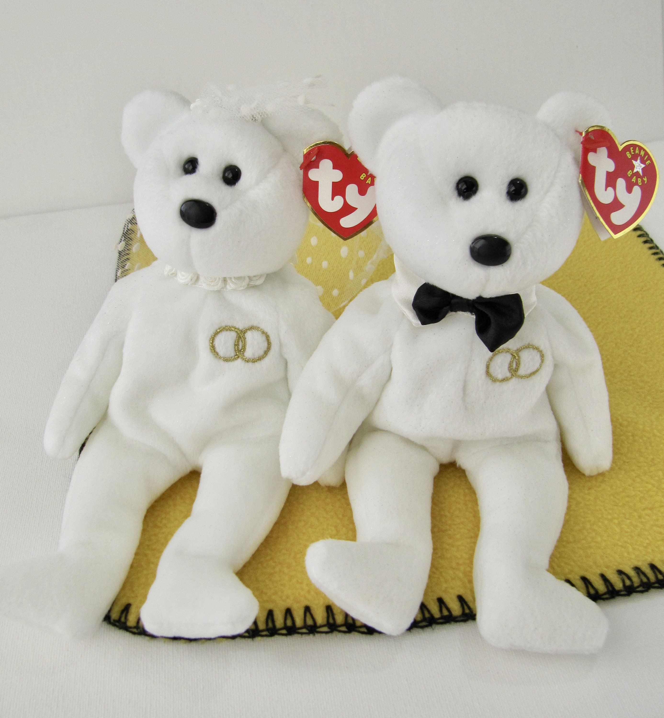 Mr and Mrs the Wedding Bears Ty Beanie Baby Collection Etsy