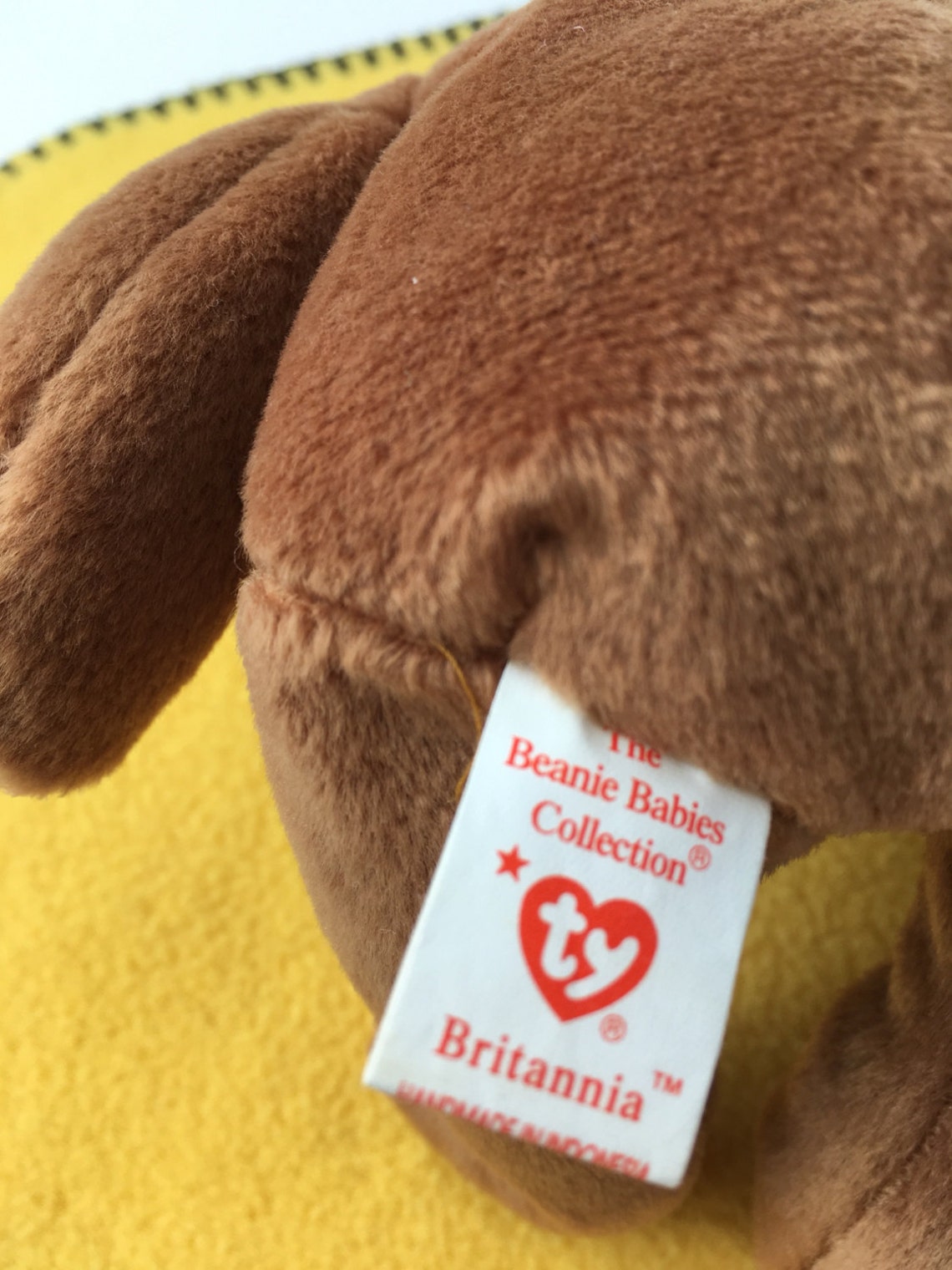 Britannia the Bear Ty Beanie Baby Collection Etsy