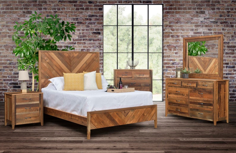 Shefford Bedroom Suite Reclaimed Wood Barn Rustic Furniture