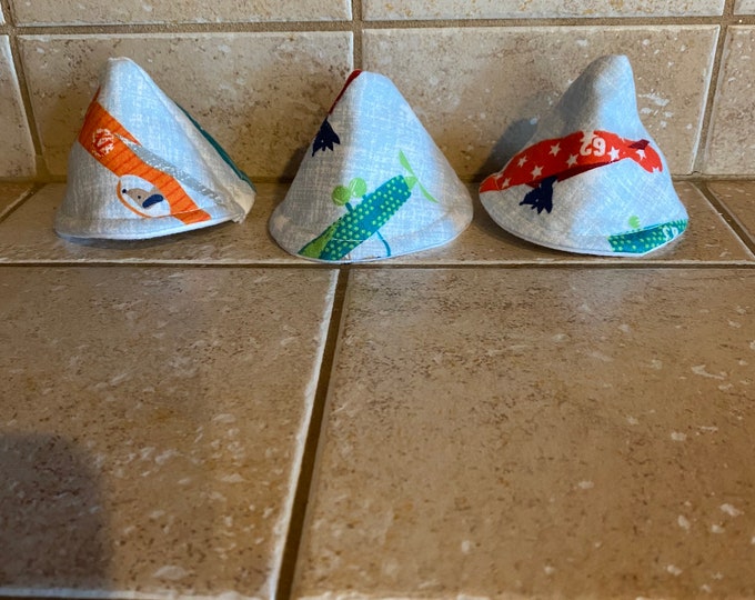Pee Pee TeePee Covers for Baby Boys Dogs in Planes Set of 6