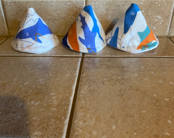 Pee Pee TeePee Covers for Baby Boys Sharks Set of 6