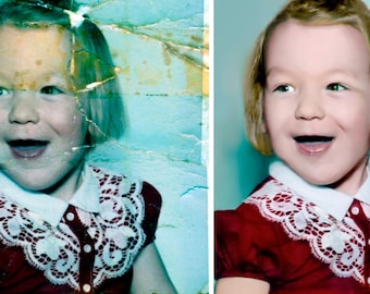 Old Photo Restoration and Colorization Service, Digital Download