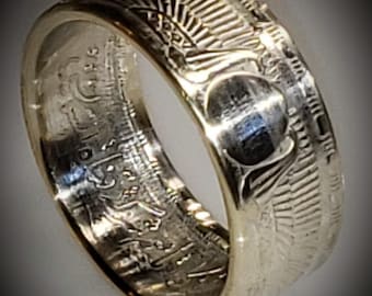 coin Ring Egyptian Qirsh Arabic wedding band Muslim Pride Signet Promise rings Handmade signet Egyptian jewellery Engagement ring