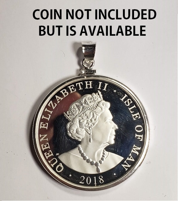 Sterling silver coin clearance bezel
