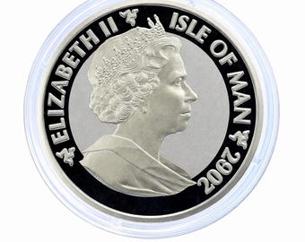 EXTREMELY RARE!!! (Only 2,000 ever made) 2016 Shade of Enigma 1 Troy Oz Silver Coin Bullion Black Ruthenium Plated w/ Real Gold Plated Angel