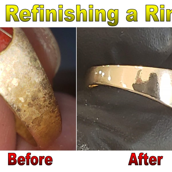 RING REPAIR SERVICE:  Resurfacing, New Inner-band, Restoration, Gem Resetting, Honing Service, Scratch Removal, Wood & Antler Restoration