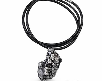 XLG 30-60gm Authentic Campo Del Cielo (Genuine Outer Space Pendant), Extra Large Meteorite, 14"-36" STUNNING METEORITE Necklace.