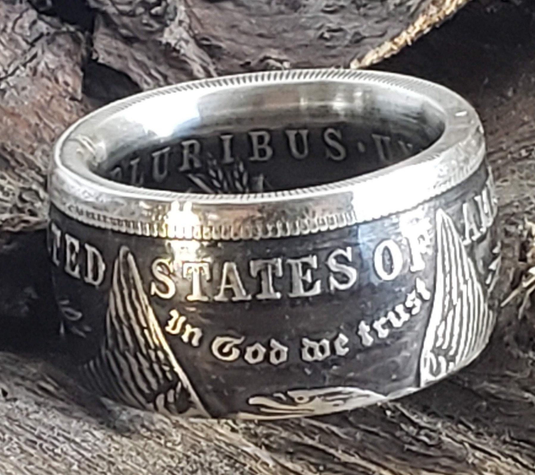 Morgan Silver Dollar Coin Ring – Americoin Rings