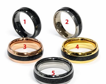 YOUR SAND in a Custom Ring and I'll make a memory last forever!  Baby's first steps on beach, Honeymoon & Wedding Memories (Ring Sizes 4-17)