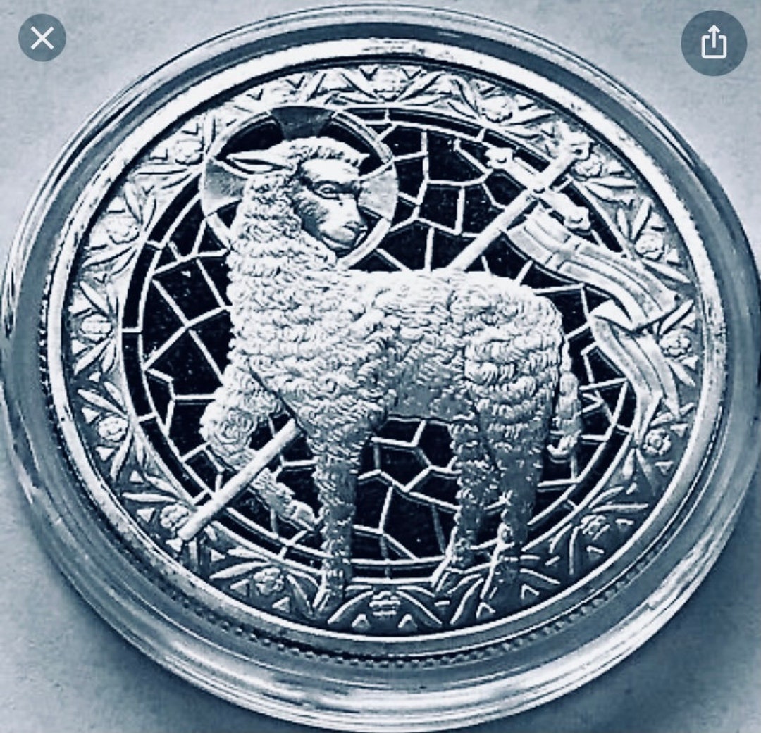 Lamb of God, Christian Coin, .999 Pure Silver Coin, 1 Troy Ounce, John