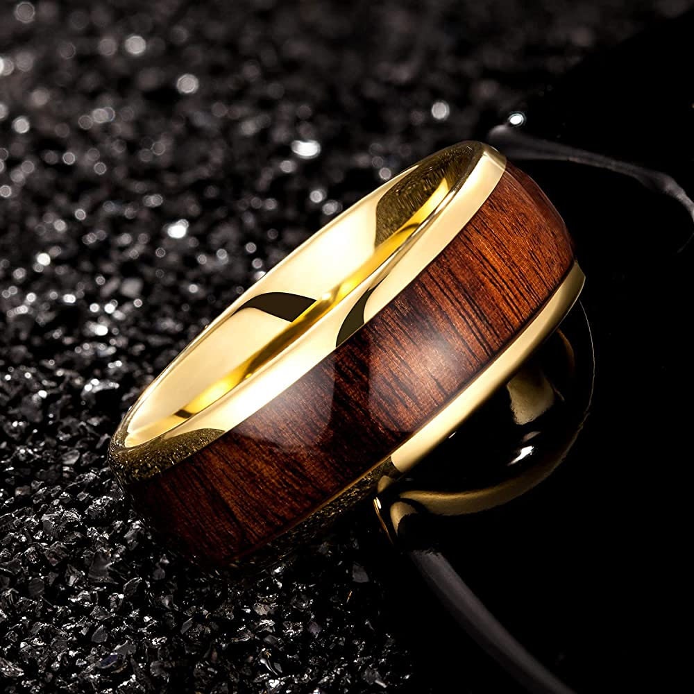 Acacia shop wood ring
