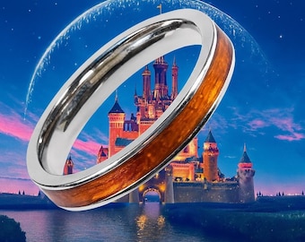 3mm Handcrafted Ring with Authentic Wood from Walt Disney’s Original 1923 Workshop (Verified Provenance via Phil Sears) Includes COA & More!