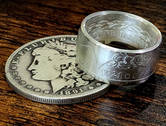 USA Coin Ring Silver 50 Cent / Half Dollar Ring Made From a barber Half  Dollar Great for Gifts, Wedding Band, Anniversary - Etsy