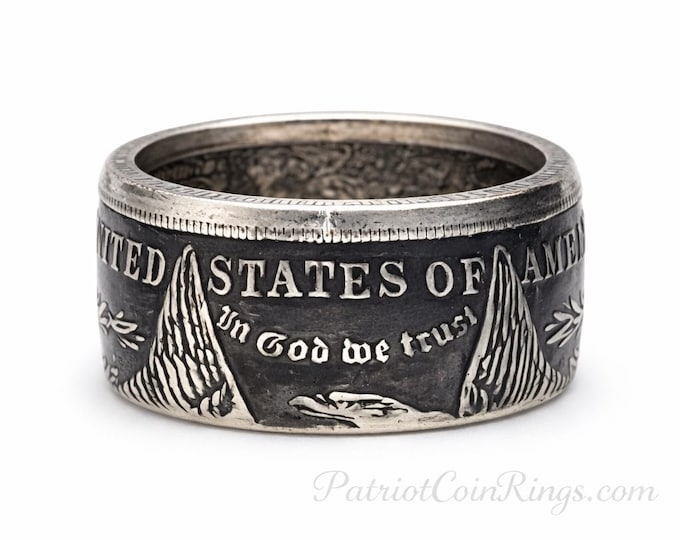 Morgan Silver Dollar Coin Ring: Vintage (Custom Fit & Finish)