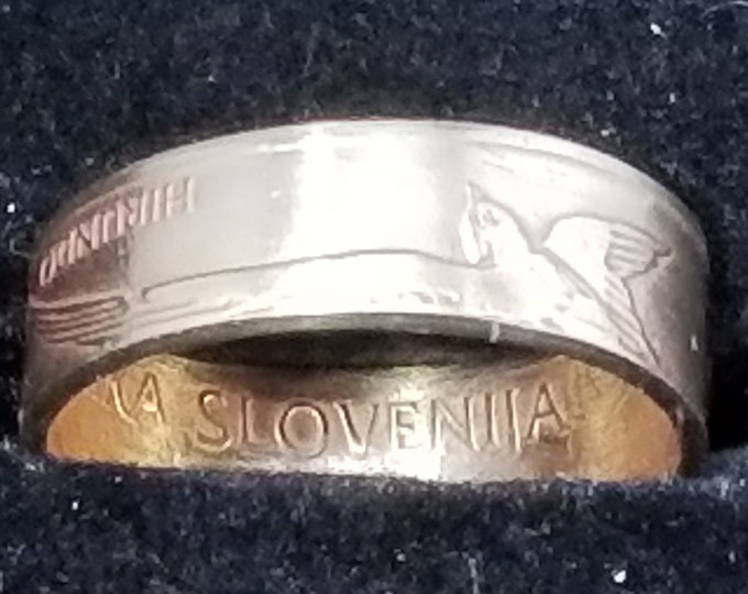 1998 Slovenia 2 tolarja, Barn swallow bird, animal wildlife coin (Perfect for Mothers Day, Valentines Day, Birthday Gift, Heritage Rings)