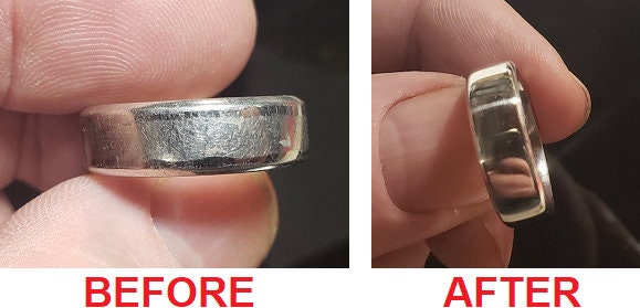 RING REPAIR SERVICE: Resurfacing, New Inner-band, Restoration, Gem  Resetting, Honing Service, Scratch Removal, Wood & Antler Restoration