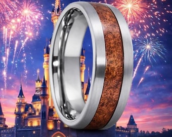 8mm Handcrafted Ring with Authentic Wood from Walt Disney’s Original 1923 Workshop (Verified Provenance via Phil Sears) Includes COA & More!