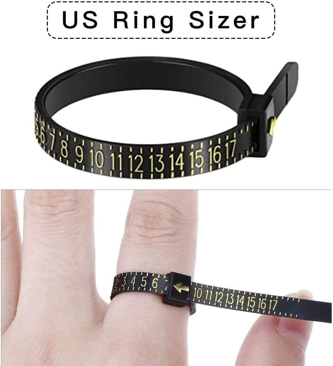 Wide Band Ring Sizer, Size 1 15 US, Ring Gauge, Ring Sizing Tool for Wide  Band Rings, Ring Measure, Jewelry Tools, Gift for Jewelry Maker 