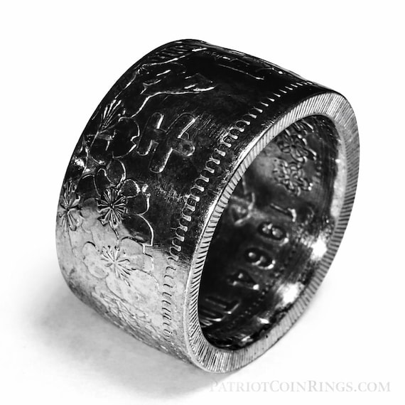 1964年 1000円 0.925 純銀コインリング（東京オリンピック） - 結婚 