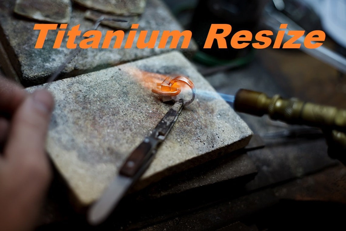 Titanium Ring Resizing Etsy UK