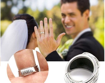RING RESIZER and Guard (resize loose bands & helps protect against dings / scratches) Wedding Band, Engagement Ring, Anniversary Bands  #770