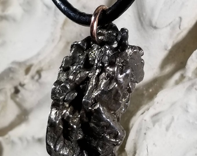 XLG 30-60gm Authentic Campo Del Cielo (Genuine Outer Space Pendant), Extra Large Meteorite, 14"-36" STUNNING METEORITE Necklace.