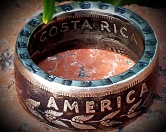 Republica De Costa Rica 2 Colones 1948-1978 - various years. Coin Ring