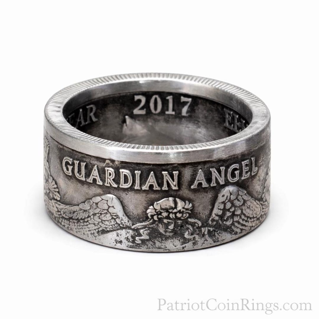 Niue 2017 Guardian Angel One Dollar .999 Silver Coin - Coin Ring US ...