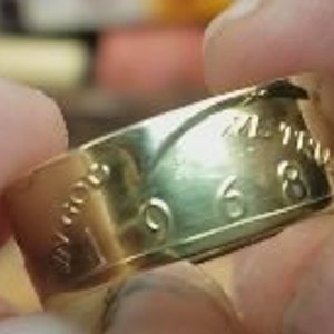 24K Gold Plated 1964-2018 JFK Silver US Half Dollar Coin Ring (Choose your birthday, anniversary, graduation or other year date)