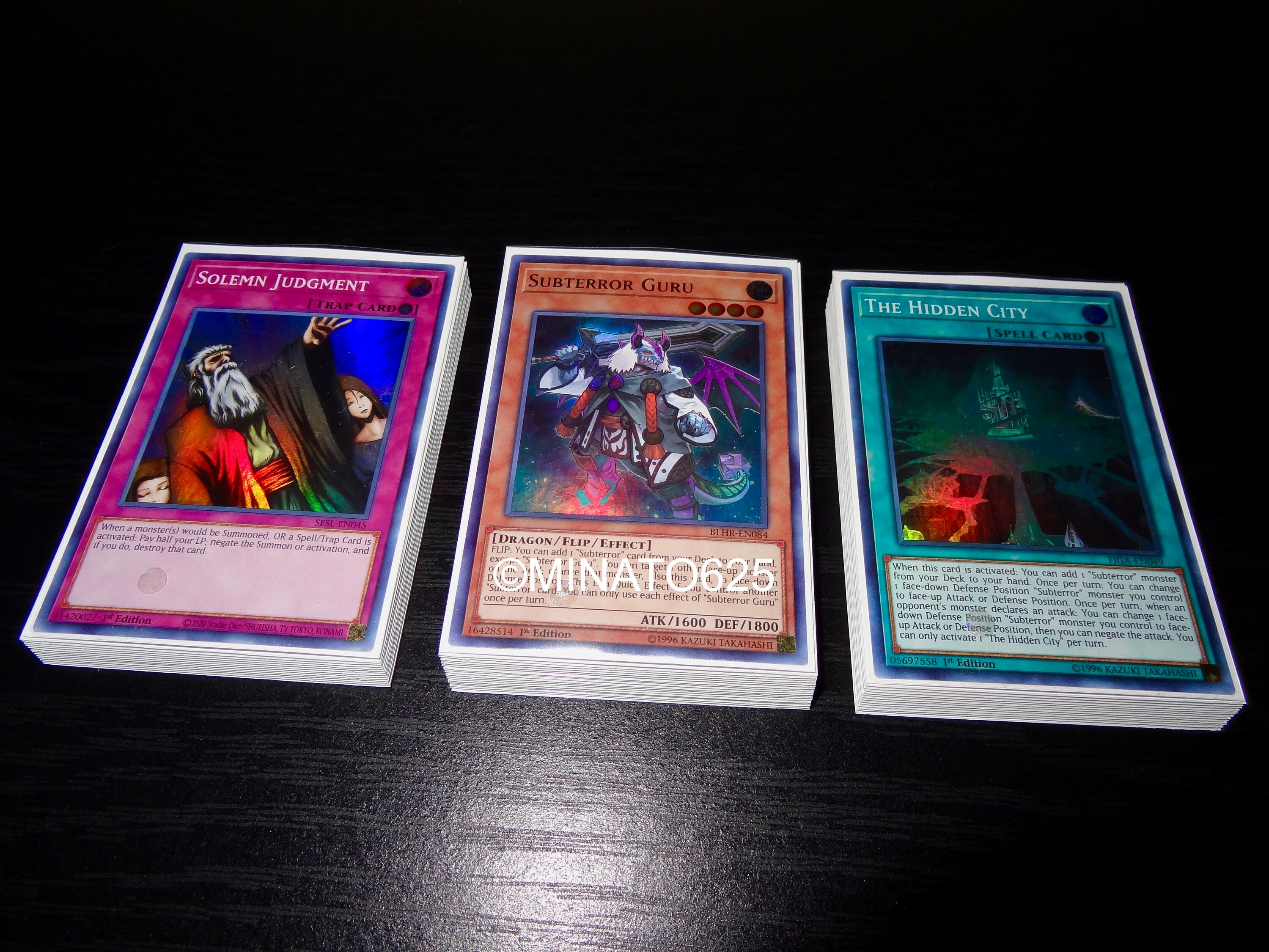 Yugioh Custom Designed Subterror Deck Hidden City Pot of - Etsy Israel