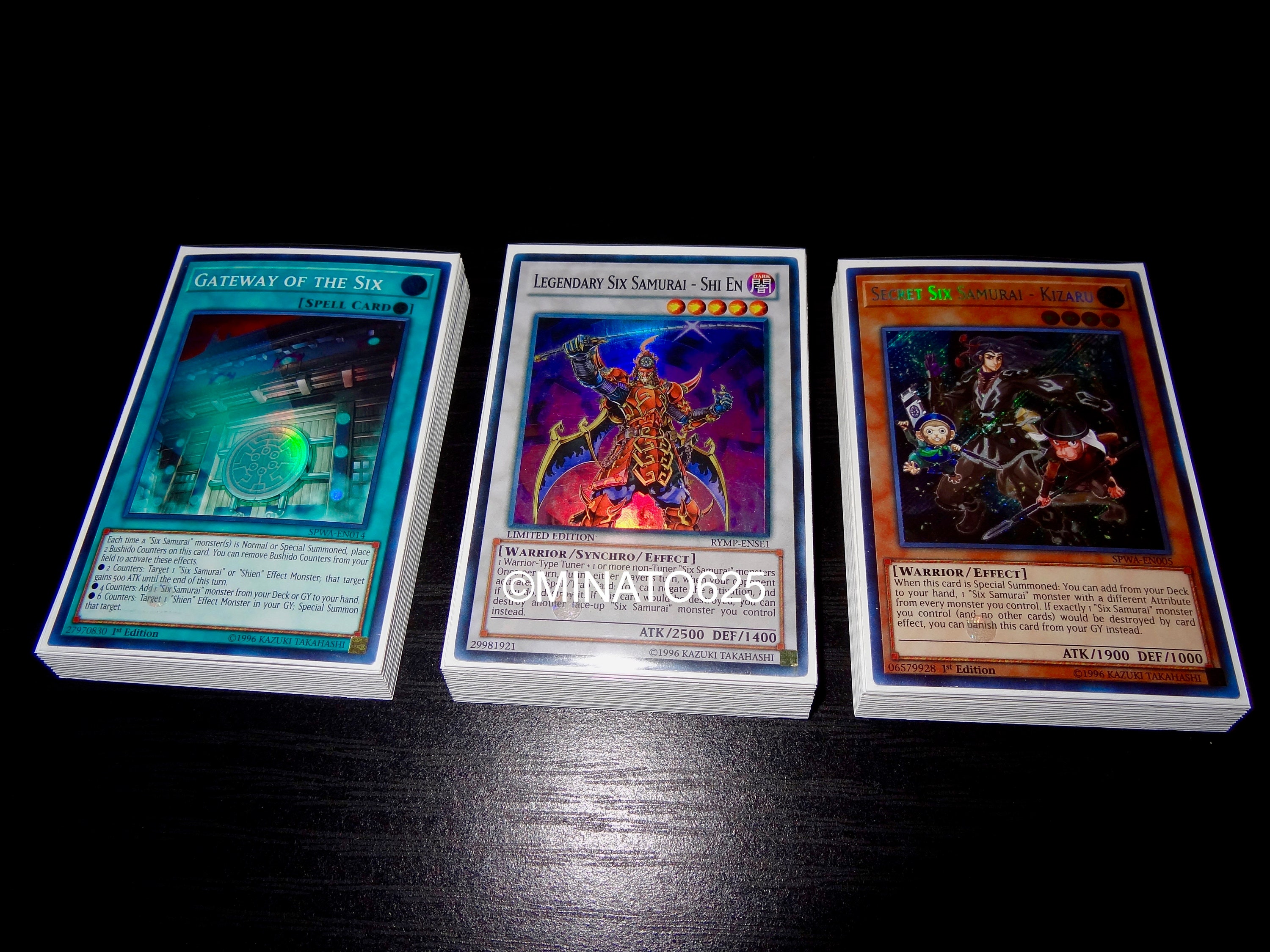 Yugioh Custom Designed Six Samurai Deck - Etsy