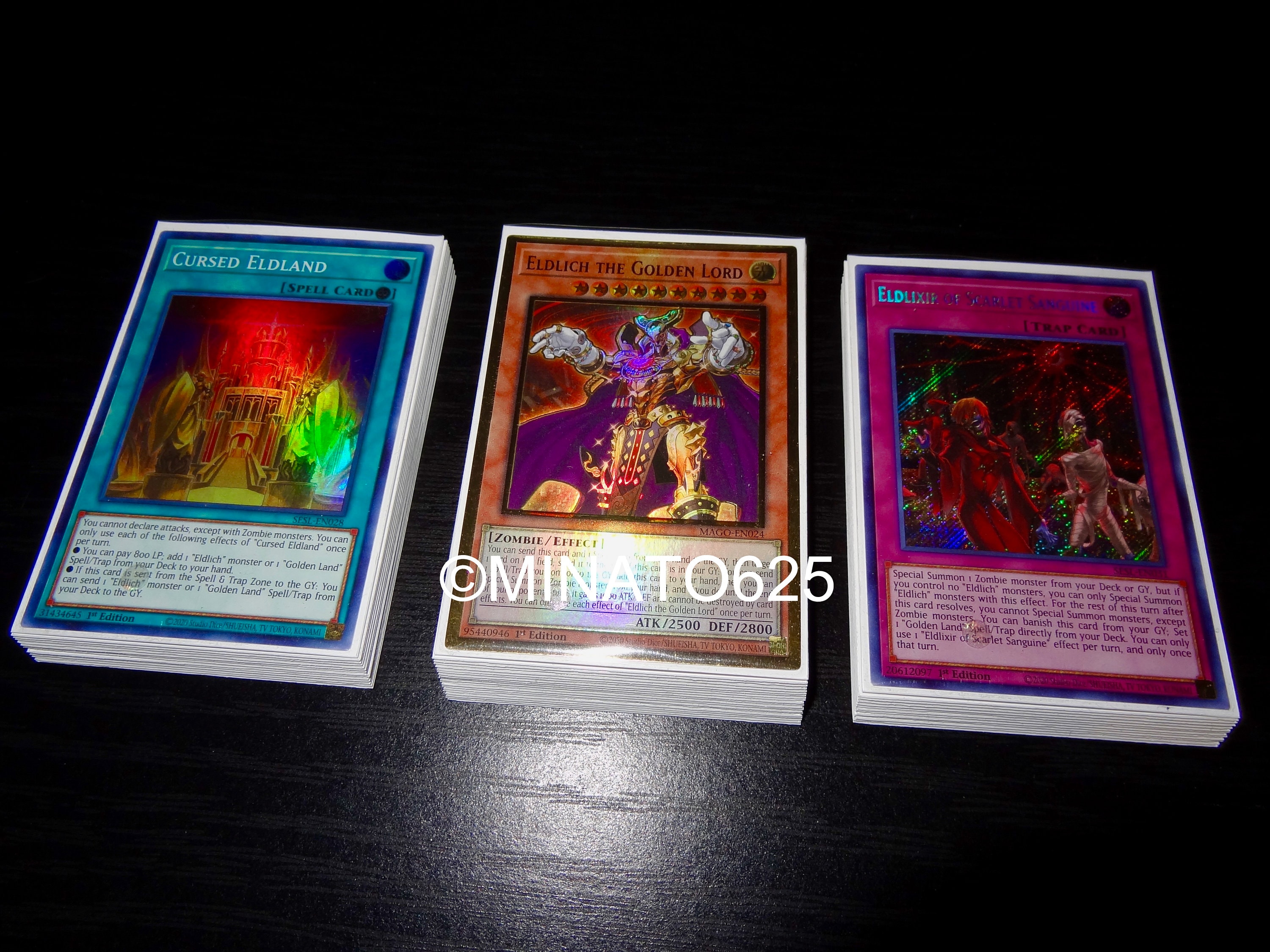 Yugioh Custom Designed Eldlich Deck Etsy