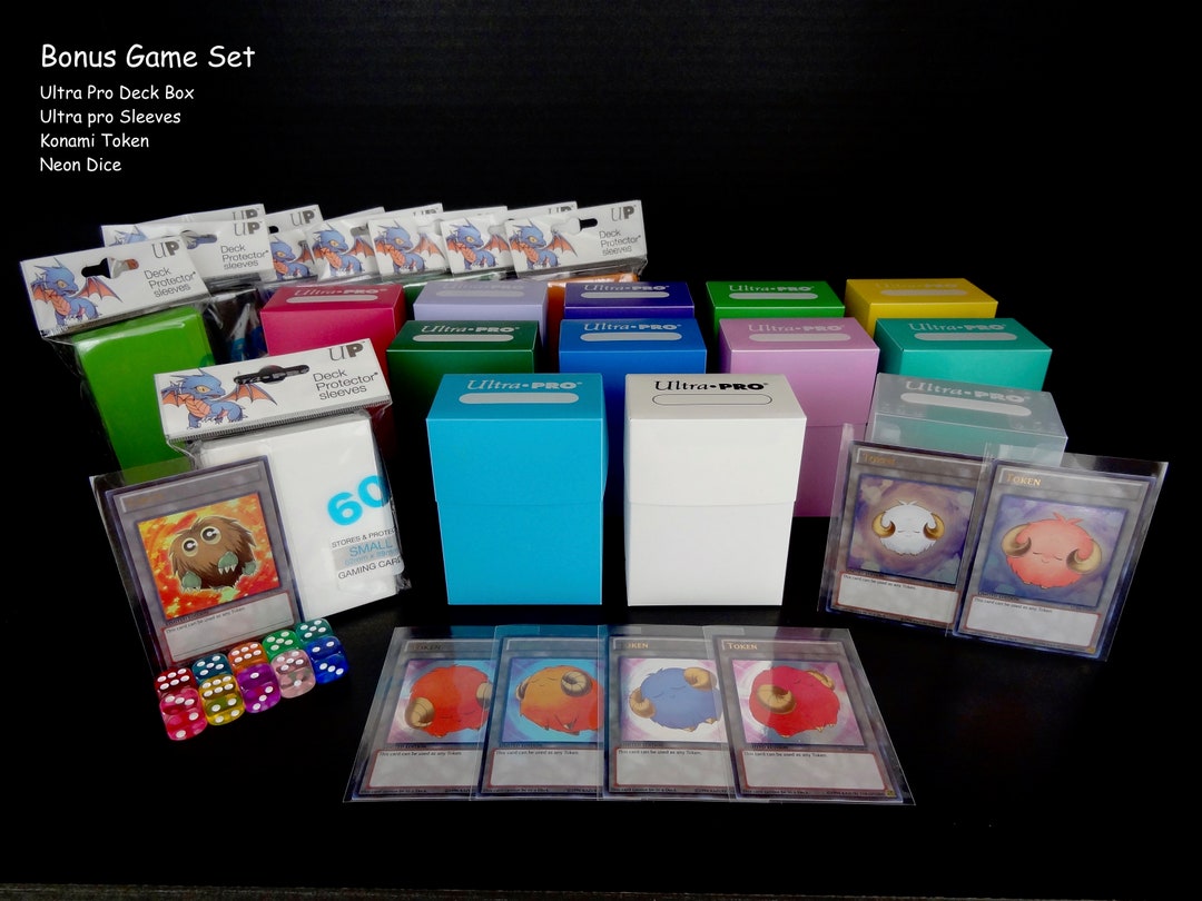 Yugioh Ultra Pro Deck Box Sleeves Pack Bonus Etsy