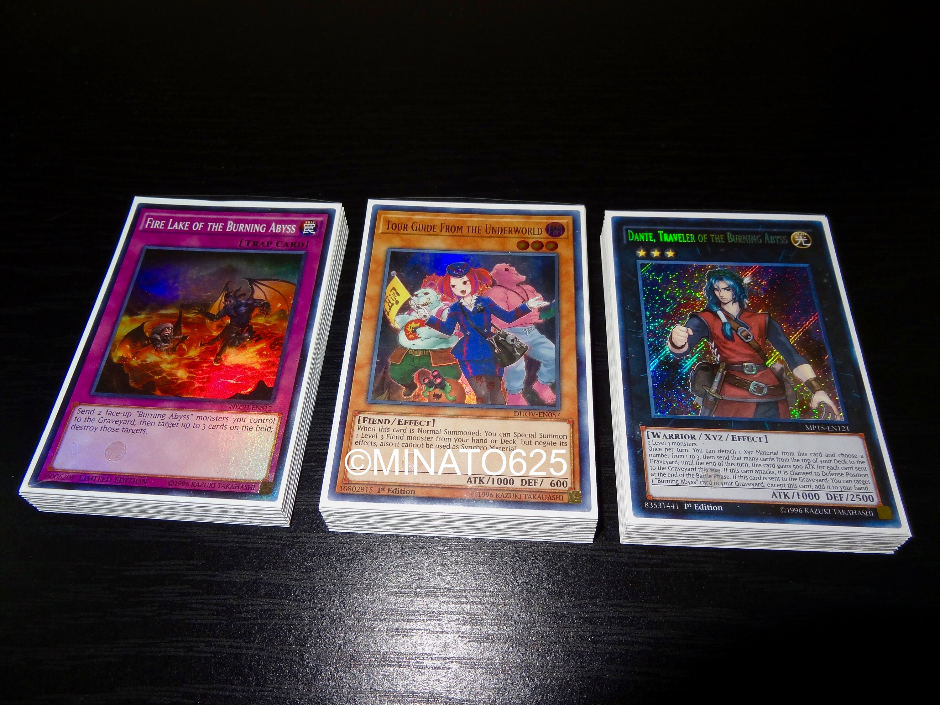 Yugioh Custom Designed Burning Abyss Deck - Etsy Denmark