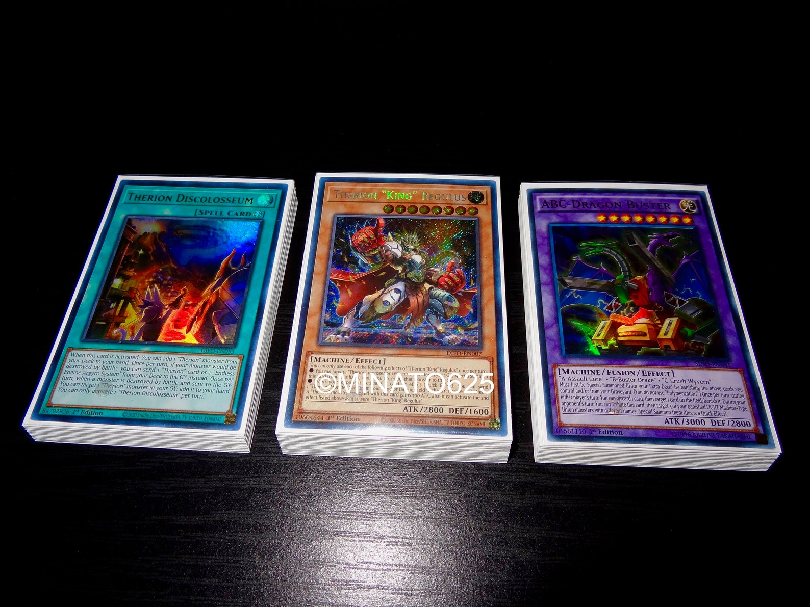 Yugioh Therion ABC Deck Dragon Buster King Regulus Etsy Australia