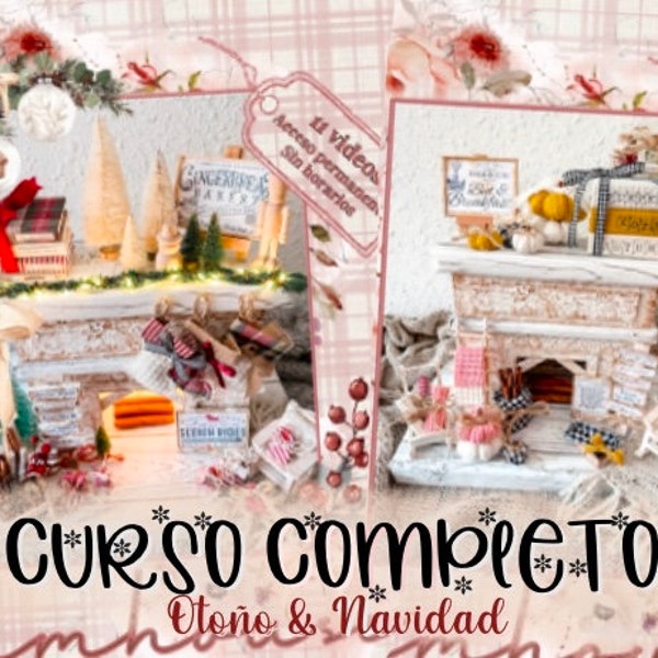 COURS de ferme en ligne · COMPLET | Comment fabriquer une cheminée et ses accessoires en carton, bricolage, bricolage et scrapbooking - HomeDecor Christmas